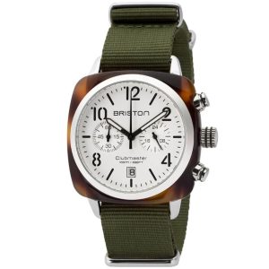 MONTRE BRISTON CLUBMASTER CLASSIC ACETATE VERT 40MM