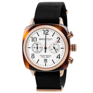 MONTRE BRISTON CLUBMASTER CLASSIC ACETATE NOIR 40MM