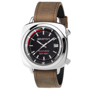 MONTRE BRISTON CLUBMASTER DIVER ACIER POLI