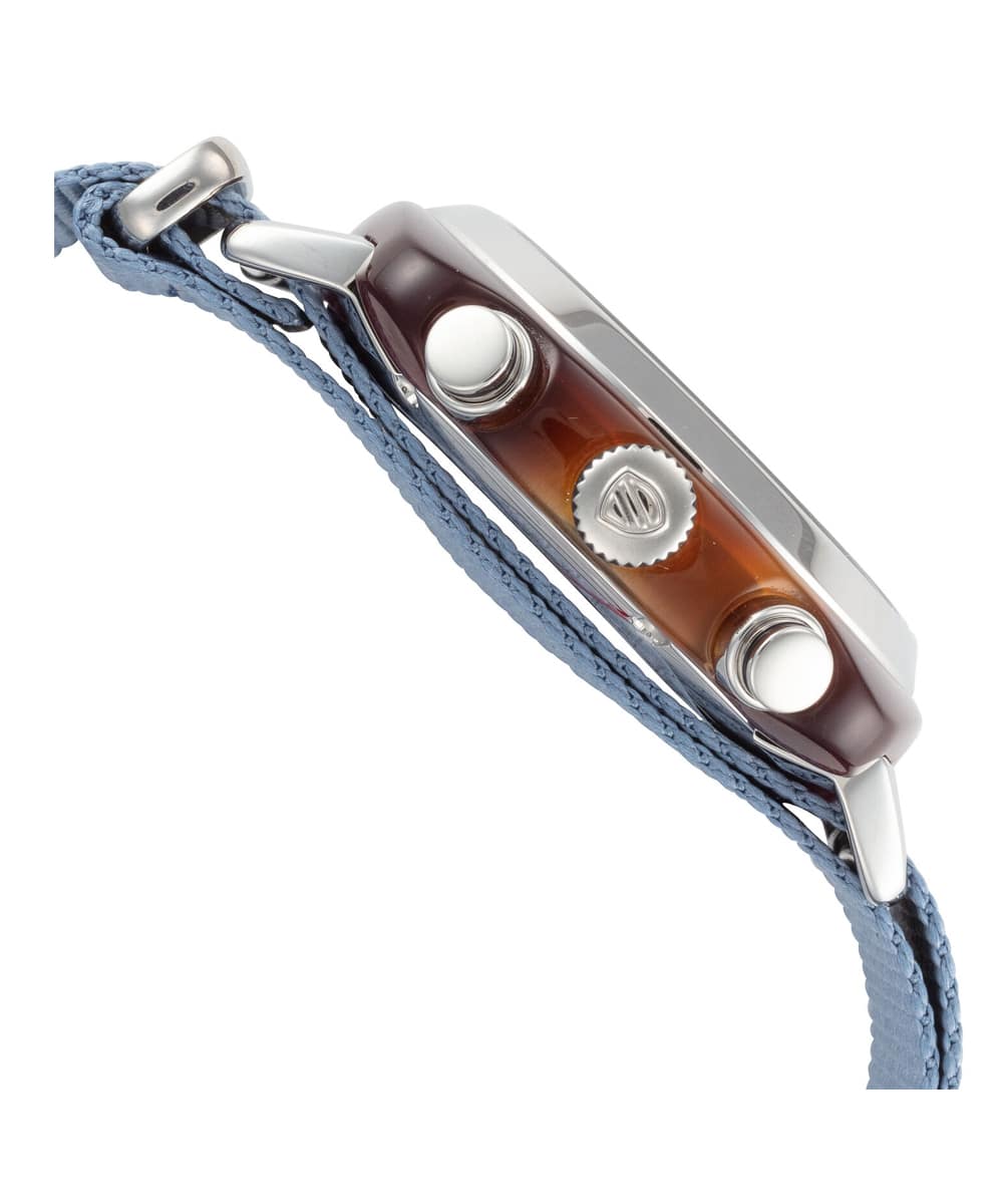 MONTRE BRISTON CLUBMASTER CLASSIC ACETATE BLEU GLACIER 40MM – Image 2