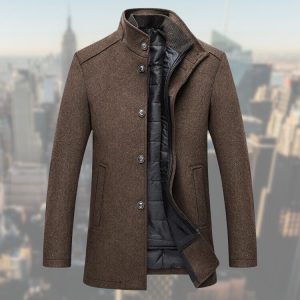 Samuel | Manteau Élégant avec Gilet | Ensemble