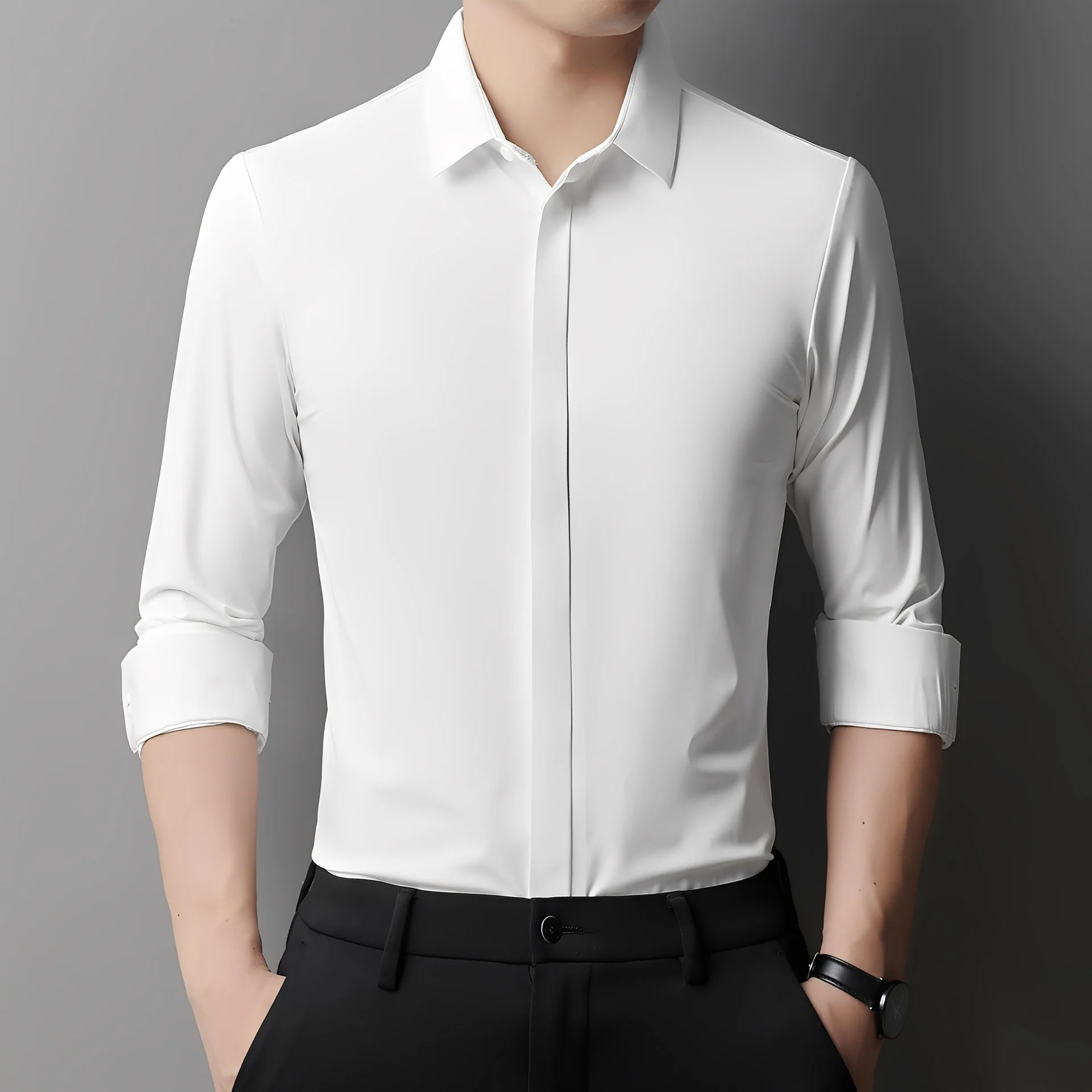 Félix - Chemise stretch infroissable pour homme