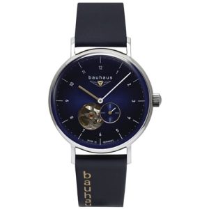 MONTRE BAUHAUS OPEN-HEART BLEU