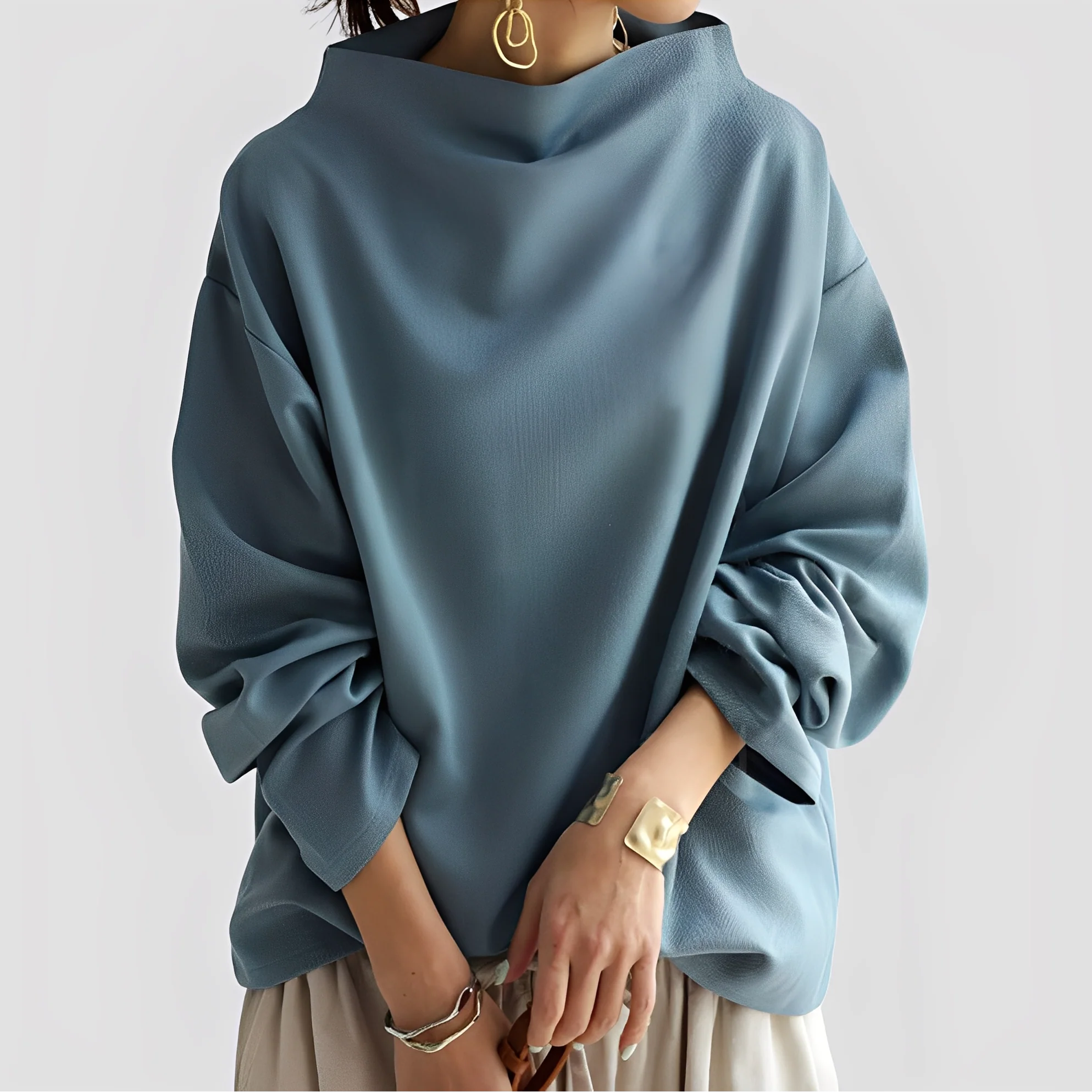 Romayne - Pull à col roulé chic pour femmes – Image 2