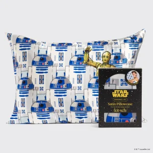 Star Wars™ & Kitsch Satin Pillowcase in R2-D2 & C-3PO