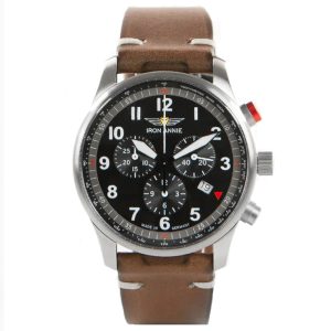 MONTRE IRON ANNIE F13 TEMPELHOF CUIR MARRON