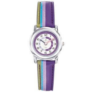 MONTRE CERTUS FILLE CUIR TRICOLORE