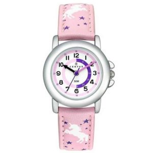 MONTRE CERTUS FILLE CUIR ROSE
