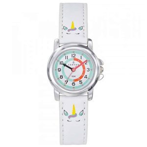 MONTRE CERTUS FILLE CUIR BLANC