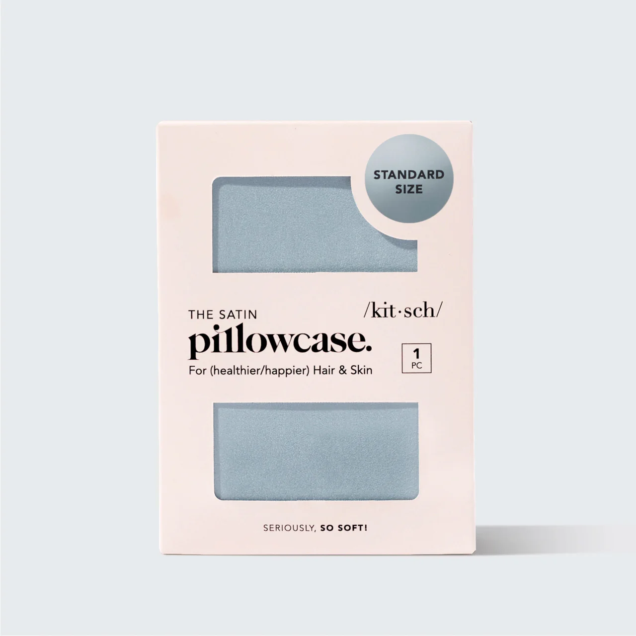 Satin Pillowcase in Haze Blue 4 Pack Bundle – Image 3