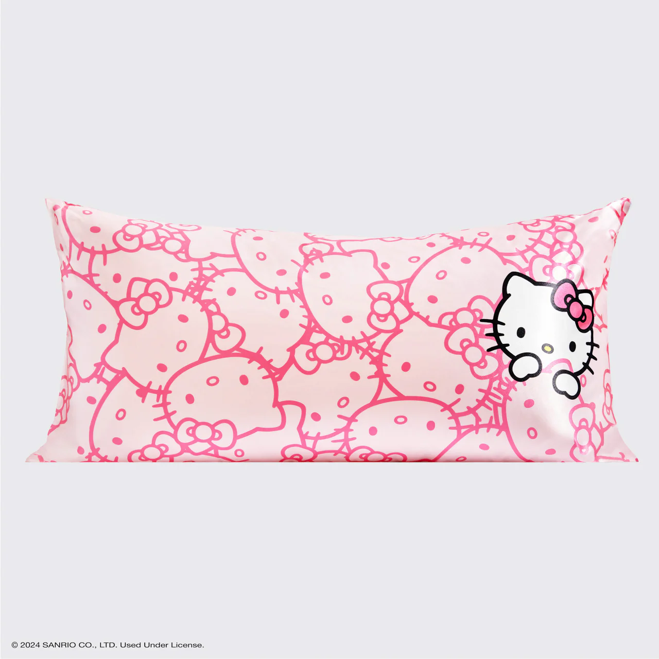 Kitsch x Hello Kitty Satin Pillowcase in Pink Hello Kitty Faces - King – Image 2