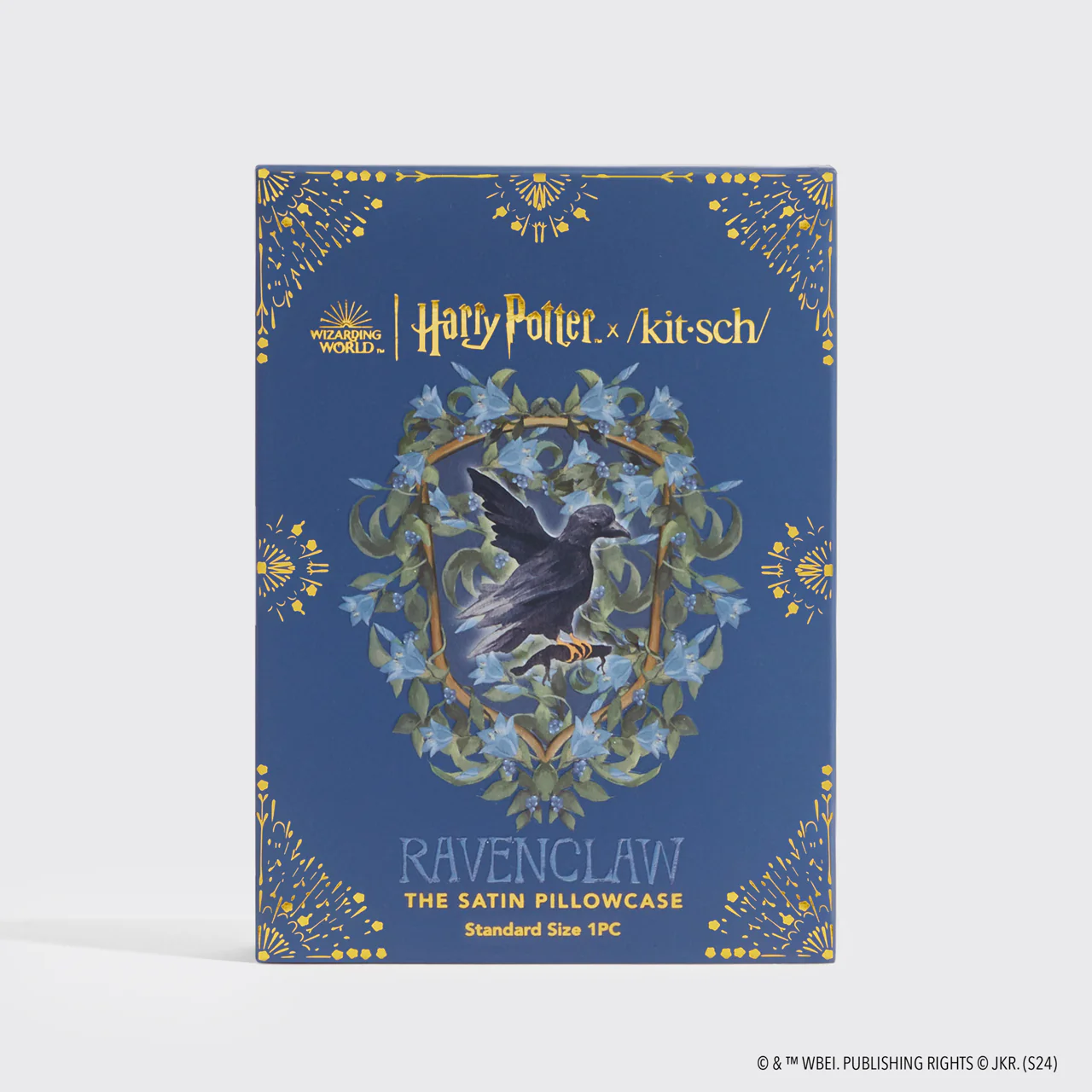 Kitsch x Harry Potter Satin Pillowcase in Ravenclaw – Image 3