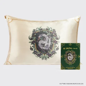 Kitsch x Harry Potter Satin Pillowcase in Slytherin