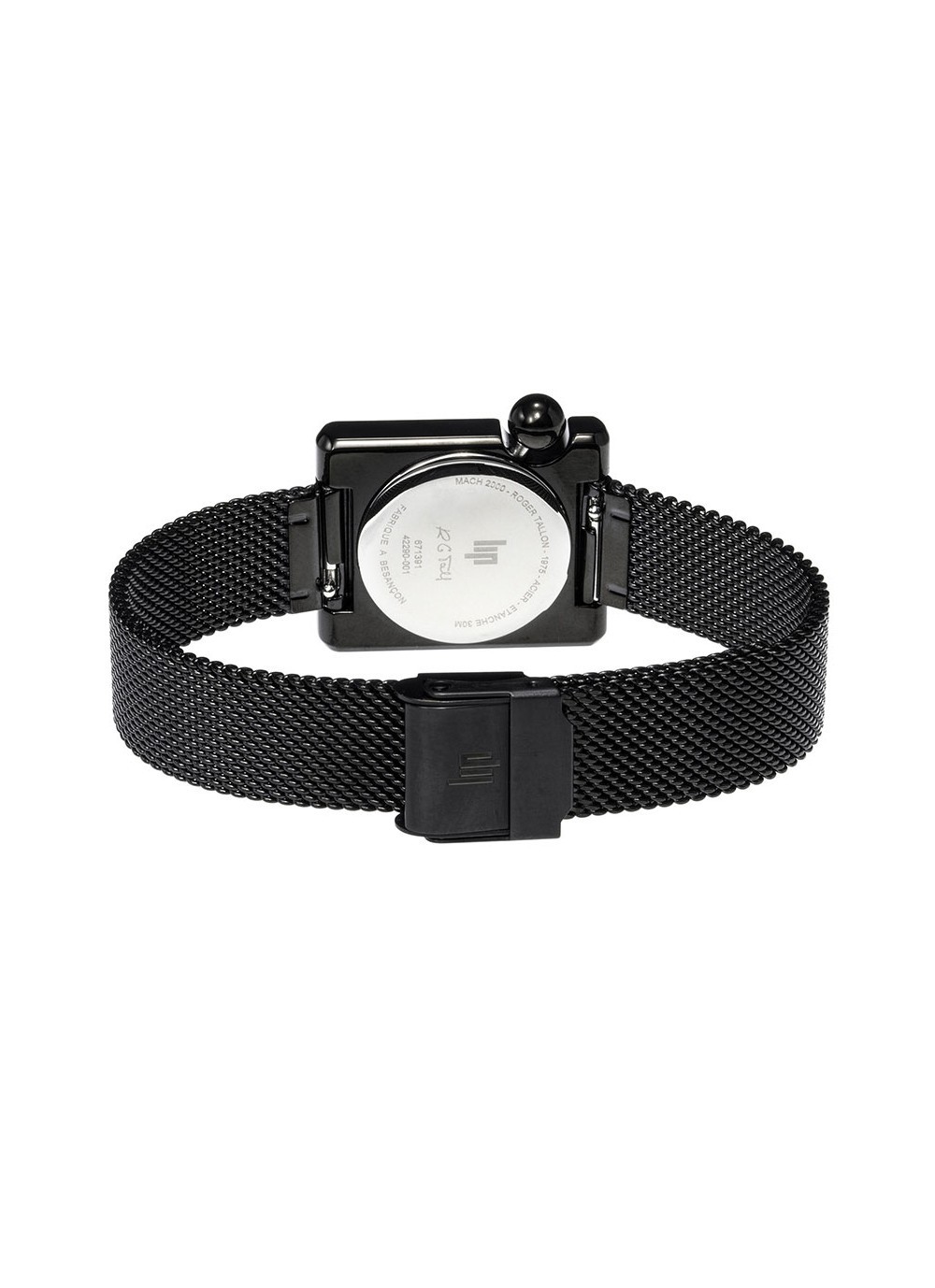 MONTRE LIP MACH 2000 MINI SQUARE NOIR – Image 4