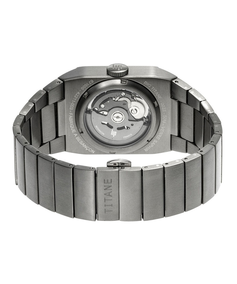 MONTRE LIP BIG TITANE SQUELETTE GRIS – Image 2