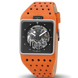 MONTRE LIP BIG TV TITANE SQUELETTE ORANGE