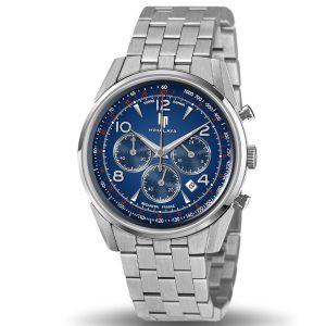 MONTRE LIP HIMALAYA 40MM CHRONOGRAPHE BLEU
