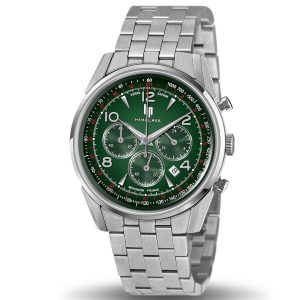 MONTRE LIP HIMALAYA 40MM CHRONOGRAPHE VERT
