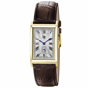 MONTRE LIP CHURCHIL T24 CUIR MARRON