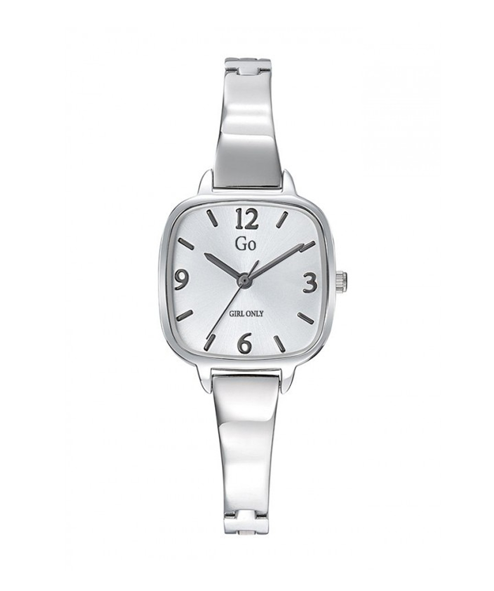 MONTRE GO MADEMOISELLE BOITIER CARRÉ ACIER ARGENTÉ