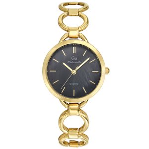 MONTRE GO MADEMOISELLE ACIER DORÉ CADRAN NOIR