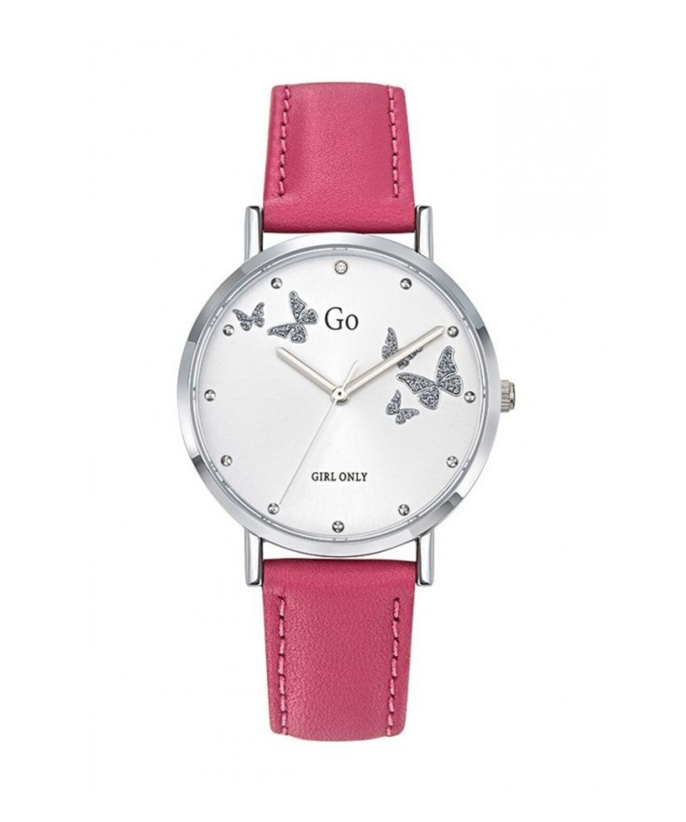 MONTRE GO MADEMOISELLE CADRAN ARGENTÉ MOTIF PAPILLON