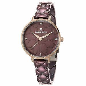 MONTRE DANIEL KLEIN ANALOGIQUE EN ACIER FEMMME