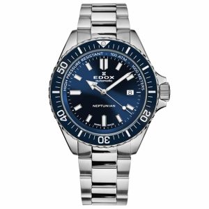 MONTRE EDOX NEPTUNIAN AUTOMATIC BLUE