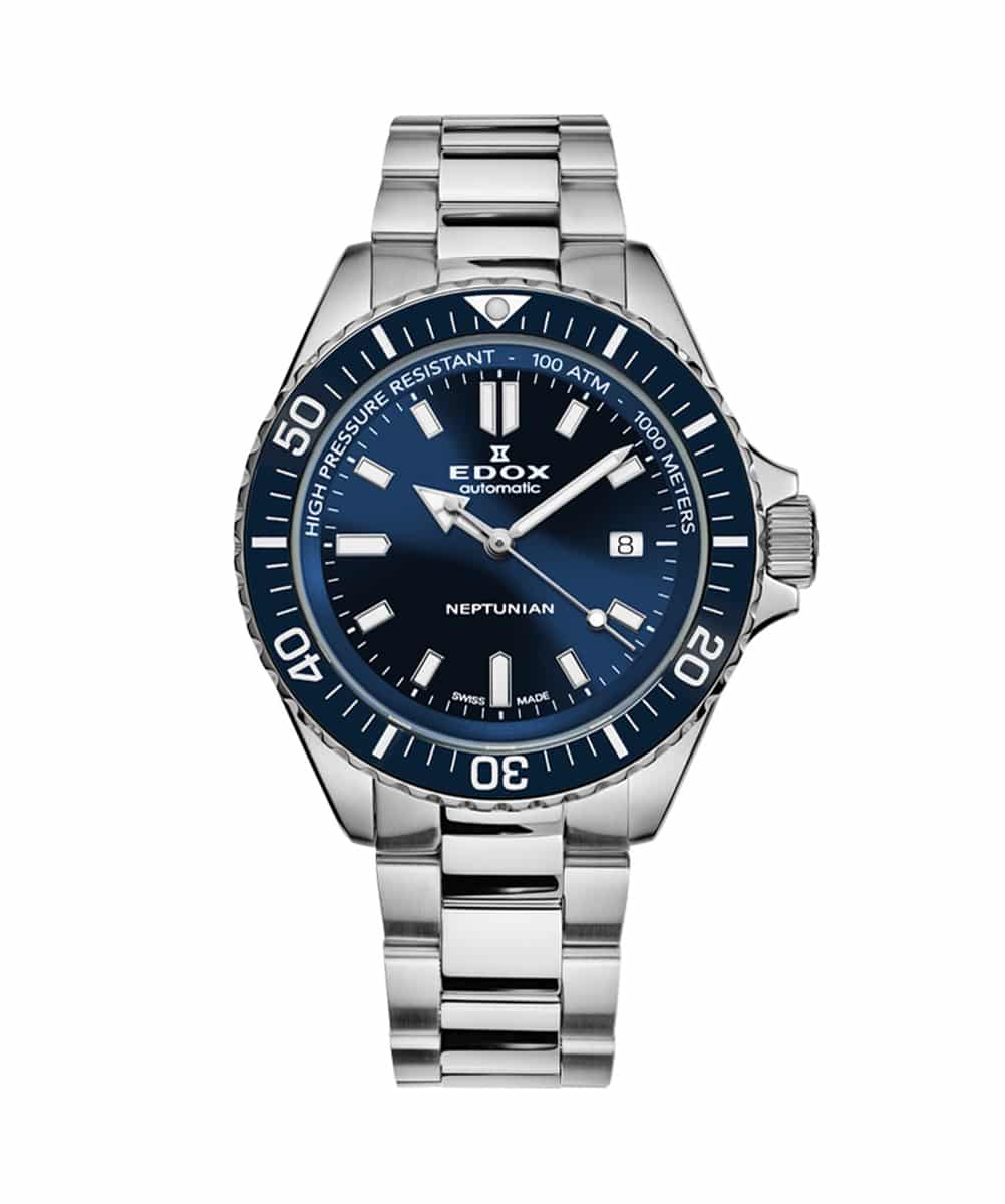 MONTRE EDOX NEPTUNIAN AUTOMATIC BLUE