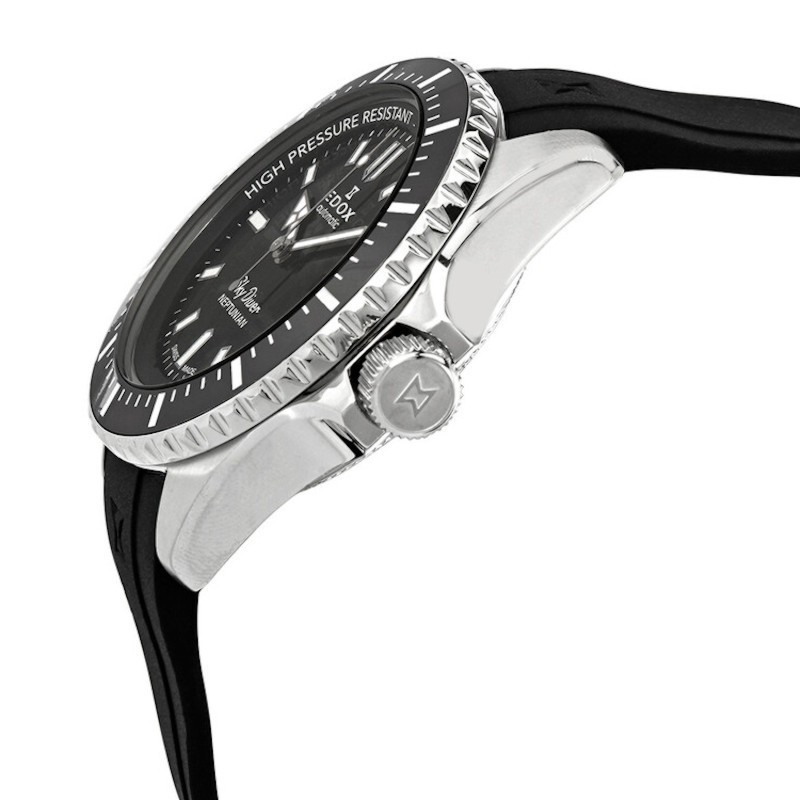 MONTRE EDOX SKYDIVER NEPTUNIAN AUTOMATIC BLACK – Image 3