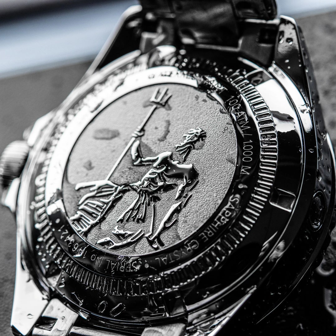 MONTRE EDOX NEPTUNIAN AUTOMATIC RED 1000M – Image 5