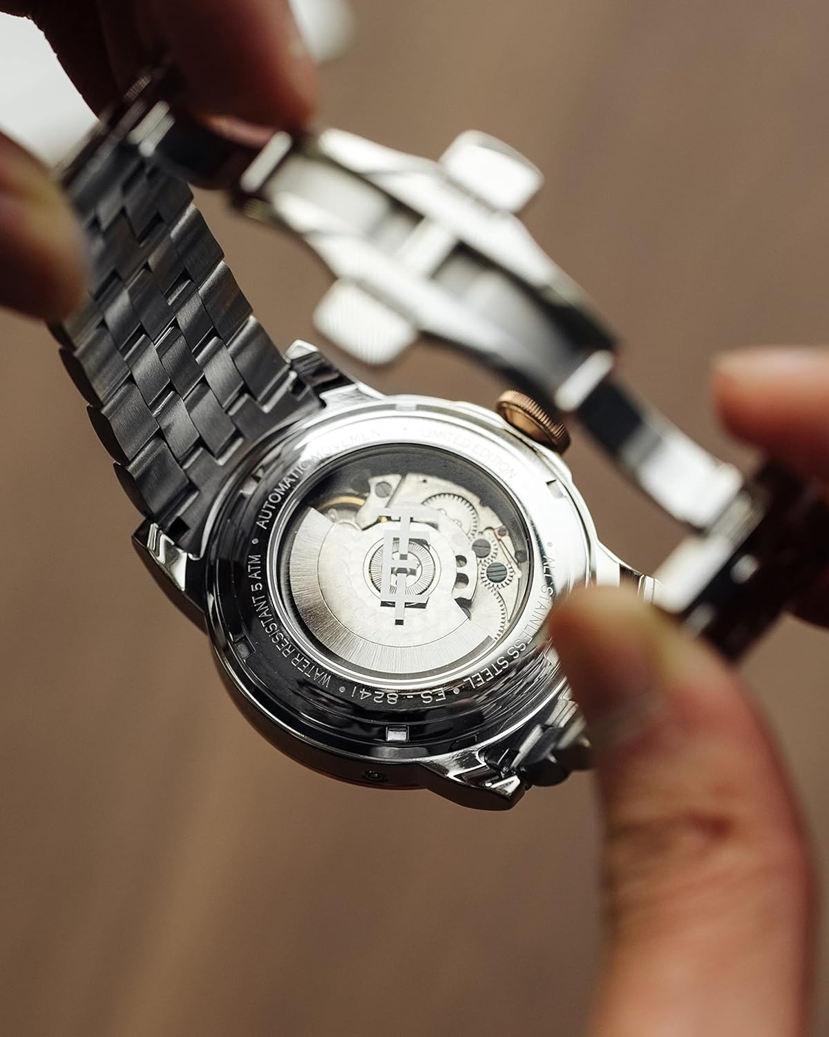 MONTRE EARNSHAW HANSOM OFFICER’S BLACK – Image 2