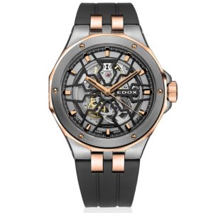 MONTRE EDOX DELFIN MECANO ROSE GOLD
