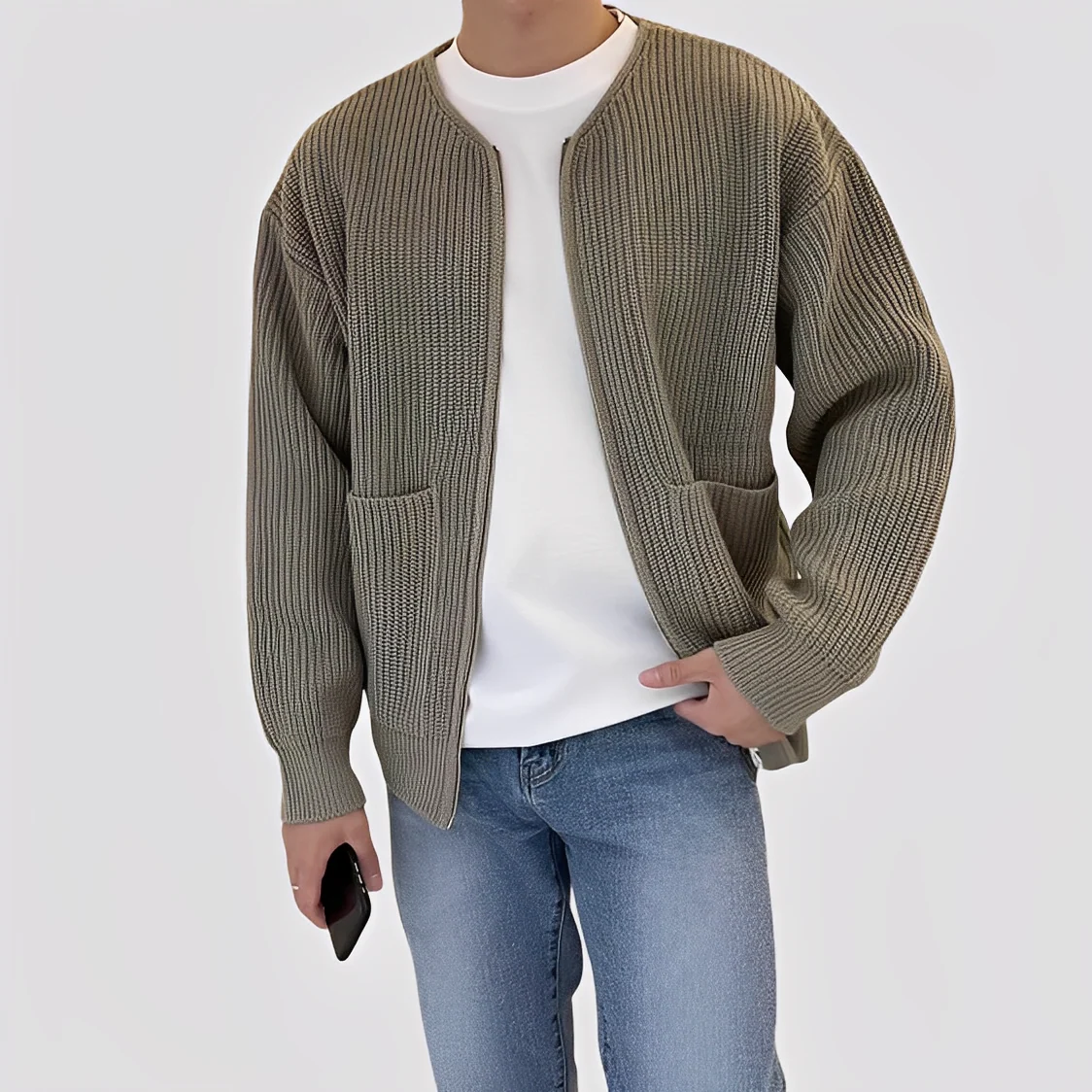 Declan - Cardigan chic pour homme – Image 2