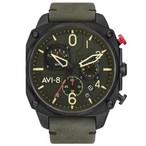 MONTRE AVI-8 HAWKER HUNTER RETROGRADE VERT