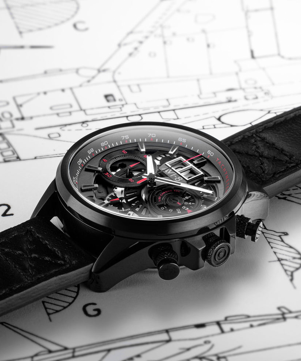 MONTRE AVI-8 HAWKER HARRIER II MATADOR NOIR – Image 4
