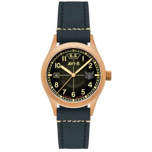 MONTRE AVI-8 FLYBOY EAGLE SQUADRON BRONZE LE GRAVESEND