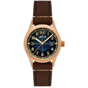 MONTRE AVI-8 FLYBOY EAGLE SQUADRON BRONZE LE SOUTHEND