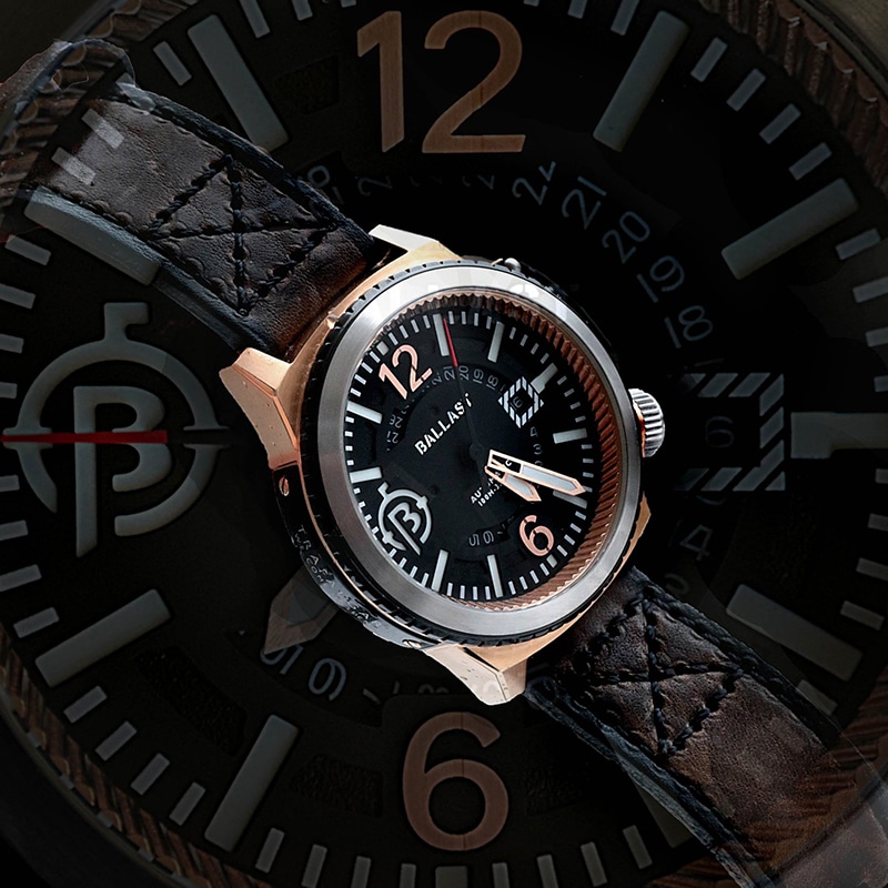 MONTRE BALLAST TRAFALGAR BROWN / ROSE GOLD – Image 4