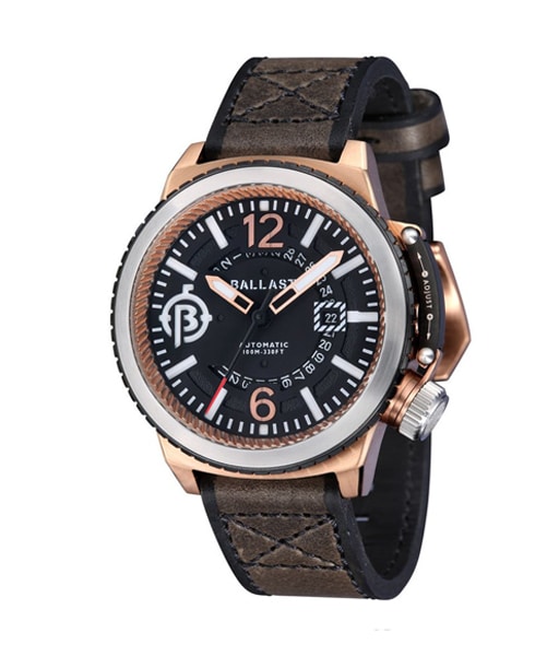 MONTRE BALLAST TRAFALGAR BROWN / ROSE GOLD