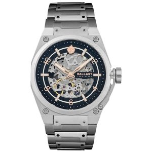 MONTRE BALLAST VALIANT OFFICER BLACK ROSE