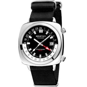 MONTRE BRISTON CLUBMASTER GMT TRAVELER ACIER