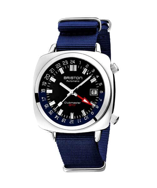 MONTRE BRISTON CLUBMASTER GMT TRAVELER ACIER