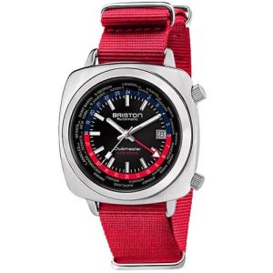 MONTRE BRISTON CLUBMASTER TRAVELER WORLDTIME ACIER