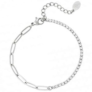 BRACELET MILA ZIRCON PETITE CHAÎNE