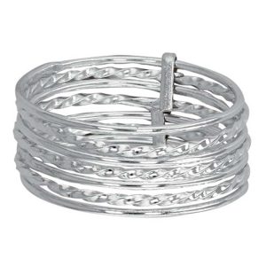 BAGUE ALIX MULTI-ANNEAUX FINS EN ARGENT