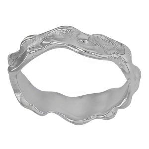 BAGUE CAMILLE EFFET FORGÉ EN ARGENT