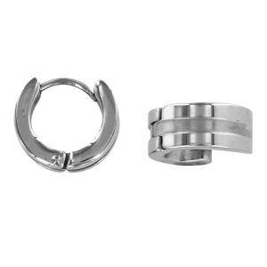 BOUCLES D’OREILLES FRANÇOIS EN ACIER