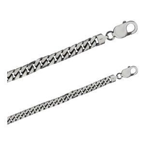 BRACELET XAVIER HOMME MAILLE GOURMETTE EN ARGENT