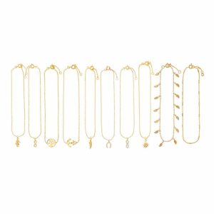 LOT DE 10 CHAÎNES DE CHEVILLE REMY